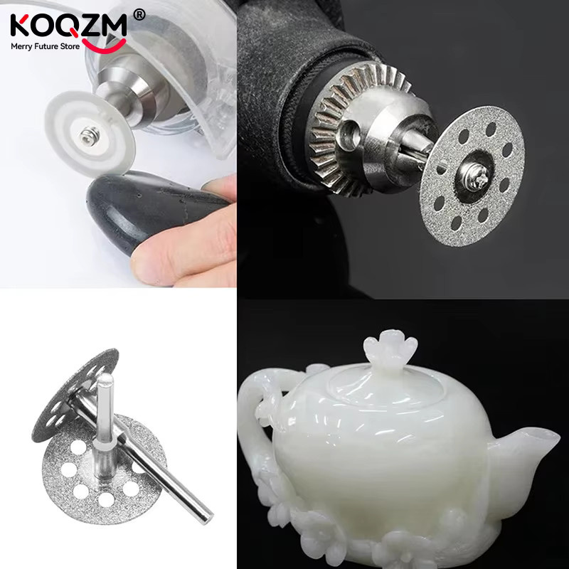 KOQZM Kreissäge Klinge für Metall, 22mm Trennscheibe für Dremel und elektrische Schleifwerkzeuge, Silber - Bild 4