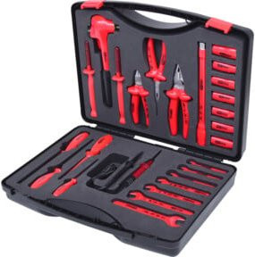 KS Tools Isolierter Werkzeugsatz, 26-teilig, rot - Bild 1