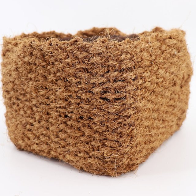 Aquagart 2 Kokos Pflanzkörbe Braun B/T/H: 20 x 20 x 15 cm Teichkorb für Ufermatten und Böschungsmatten - Bild 1