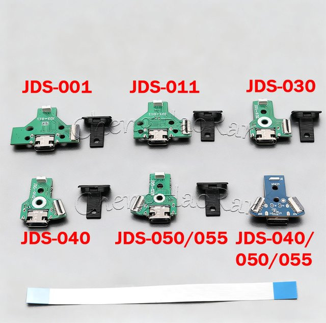 ChengHaoRan USB Typ-C Ladeboard für PS4 Controller mit 12Pin und 14Pin Flex Kabel JDS 001 011 030 040 055 Stecker - Bild 1