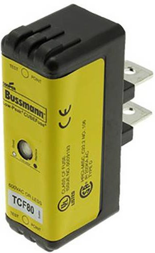 Eaton TCF80 Sicherungseinsatz 1-phasig 1-polig 80A 600V Gelb 6er-Pack - Bild 1