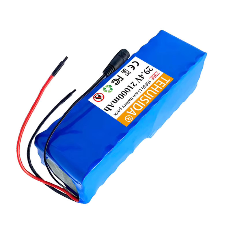 TEHUISIDA Li-Ionen-Akku 24 V mit BMS Balance Car 7S6P 29,4 V 21 Ah in Blau - Bild 2