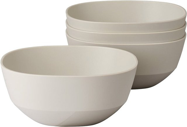 Mepal Silueta Schalen Set, 4er Pack, Weiß, 750 ml pro Schale - Bild 1