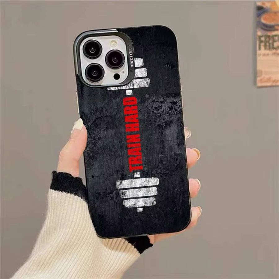 Mesuca Bodybuilding Fitness Handyhülle für iPhone 11 bis 17 Pro Max Plus in Bunt - Bild 2