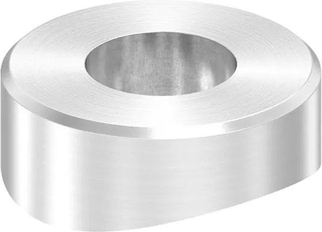 FeNau Ausgleichsstück aus Edelstahl in Silber für Rundrohr Ø 42,4 mm mit Ø 18 mm - Bild 1