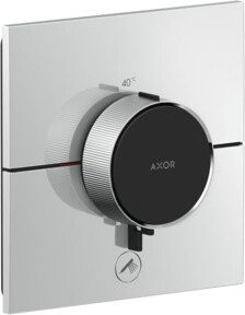 Hansgrohe Axor ShowerSelect ID Thermostatarmatur für Dusche, Einhebelmischer, Unterputz, Silber gebürstet - Bild 1
