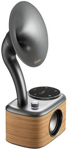 Sangean CP-100D Gramophone Tischradio in Braun mit DAB+, UKW, Bluetooth, USB und Touchscreen - Bild 1