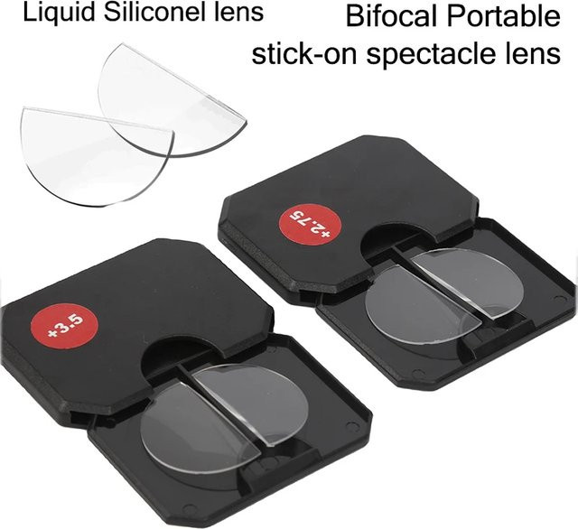 ISENGHUO Bifokale Lesebrillengläser, flüssiges Silikon, transparent, 2-teilig - Bild 1