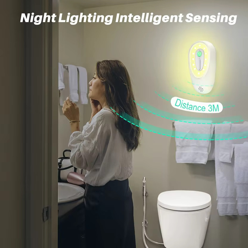 ENERFER Intelligenter Geruchsbeseitiger mit Bewegungssensor und Ozongenerator in Weiß - Bild 3