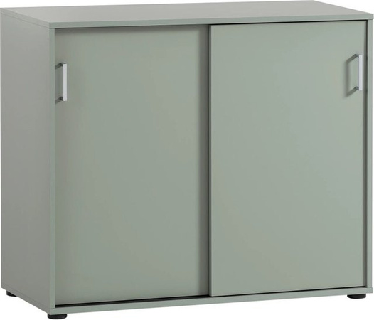 Aktenschrank Fox von PROREGAL in Pistazie mit 2 Schiebetüren, H x B x T: 84 x 100 x 41 cm