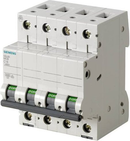 Siemens Leitungsschutzschalter 5SL6415-7 1,6A 400V in Weiß - Bild 1