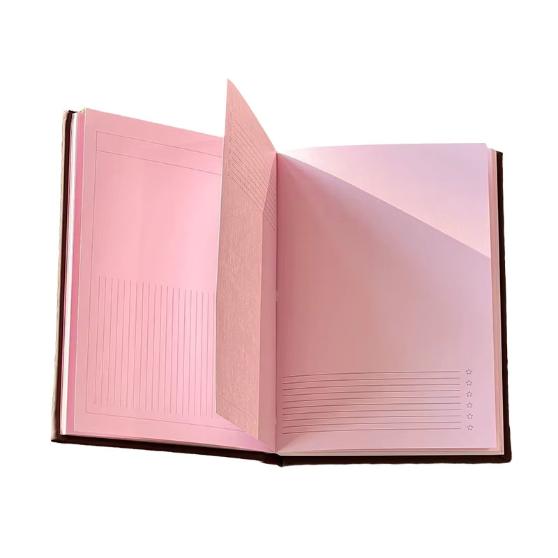 SD&HI Kawaii A6 Planer Notebook Erdbeere Schokolade in Rosa für Mädchen und Kinder - Bild 2