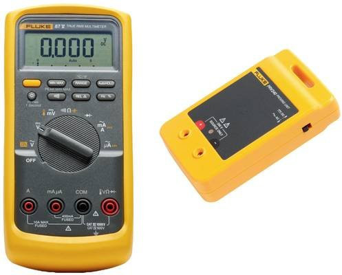 Fluke FLK-87V-EUR/PRV240 Digitales Hand-Multimeter CAT III 1000 V, CAT IV 600V in Gelb mit 20000 Counts - Bild 1