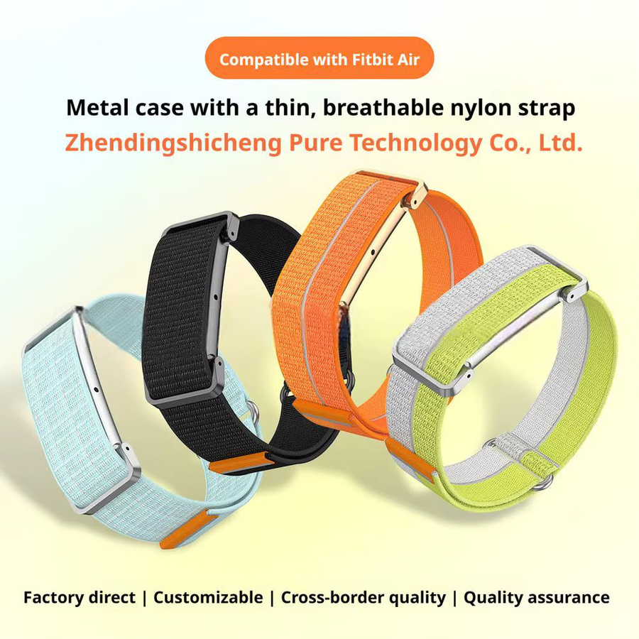 Fitbit Uhrenarmband, gewebtes Nylon, Textil/NATO, Bunt, Unisex - Bild 5
