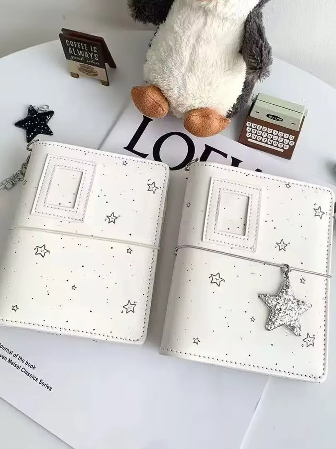 Qingfengsi M5 Star Notizbuch mit Hardcover in Weiß für Studenten und Schule - Bild 3