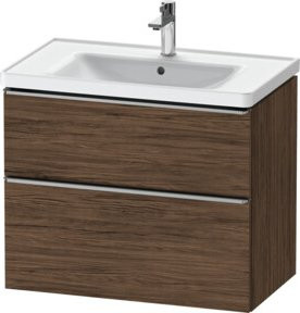 Duravit Waschtischunterschrank D-Neo in Braun, B/T: 78,4 x 45,2 cm - Bild 1