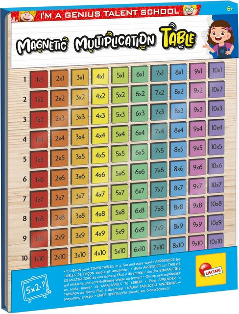 Lisciani Magnetische Multiplikations Tafel, Mathe Lernspielzeug - Bild 1