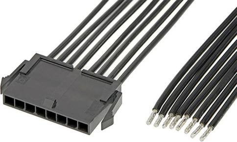 Molex Stiftgehäuse-Kabel 8-polig in Schwarz 2147531081 - Bild 1