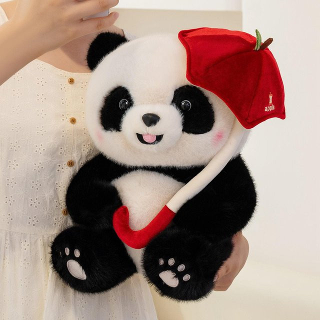 Joyful toys Panda Puppe, Plüsch / Textil, 25cm - Bild 1