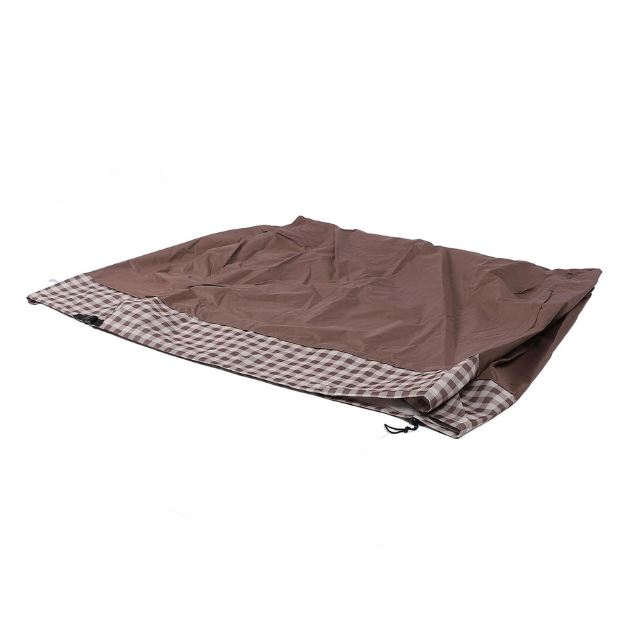 Wasserdichte Kaminholzregal Abdeckung aus 600D Oxford Stoff für Außen und Innen, Holzstapel Halter mit Gitterstruktur, 4FT - Bild 2