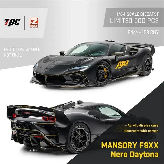 Dcm X Tpc Sf90 F9Xx Mansory Stradale / Spider, Diecast Modellauto, 1:64, ab 14 Jahre - Bild 1