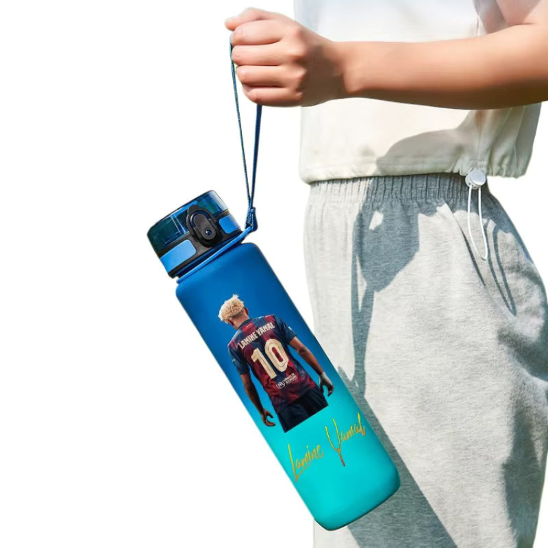 Bandai Fußballstar Trinkflasche mit Strohhalm, 1000ml - Bild 2