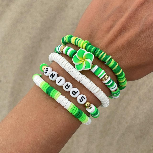 YULIN Armbänder 5er Set, Zinklegierung, Bunt, Damen - Bild 1