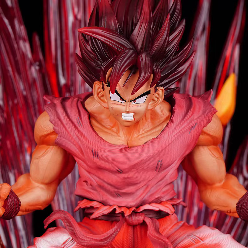 Bandai Dragon Ball Son Goku Kaio-Ken Red Aura CS GK Actionfigur, 39cm - Bild 4