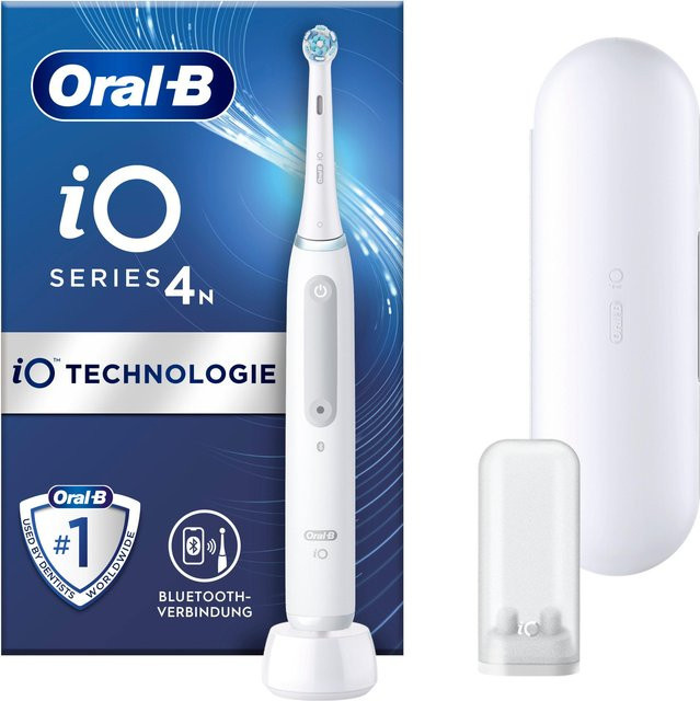 Oral-B iO Series 4 Elektrische Zahnbürste, Weiß - Bild 1