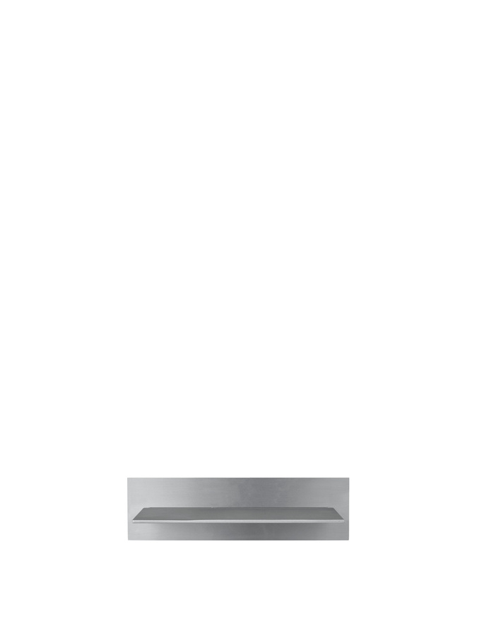 Ferm Living Lager Wandregal aus gebürstetem Aluminium in Silber - Bild 2