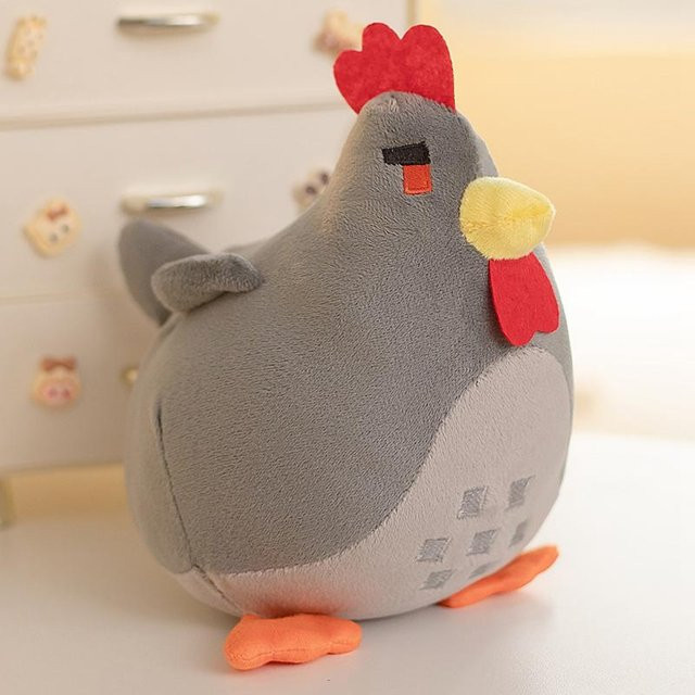 Stardew Valley Hühnerkissen, Plüsch, Kuscheltier, 20cm - Bild 1