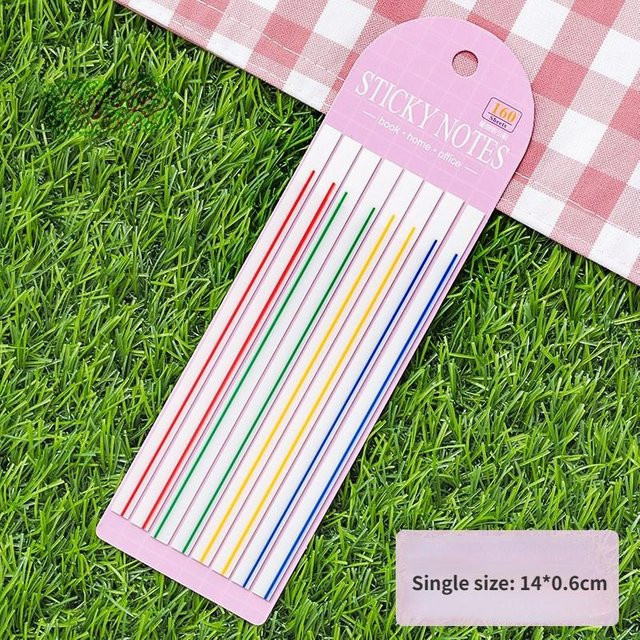 NATAWA Seitenmarker Set mit 160 Stück, transparente klebrige Index-Tabs und Textmarker-Streifen in Bunt - Bild 1