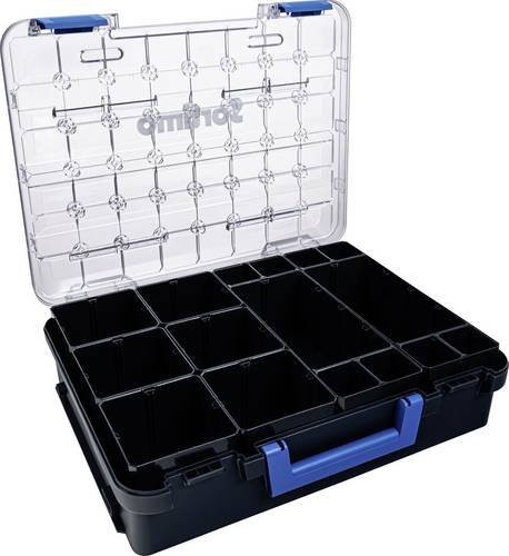 Sortimo T-BOXX 330 Transportkoffer mit Einsätzen, Schwarz, B: 44,4 cm, H: 11,5 cm, T: 35,8 cm - Bild 1
