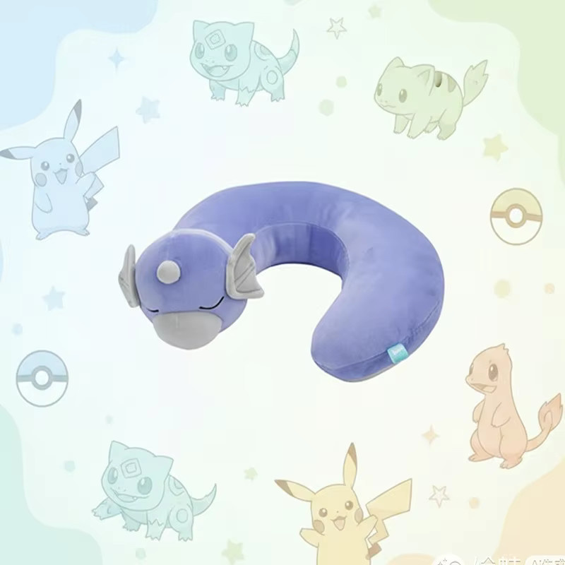 DUODUOBAO Dratini Plüsch-U-Nackenkissen, Pokémon, 35cm - Bild 2