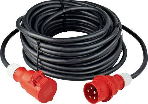 AS Schwabe Strom Verlängerungskabel 32 A Schwarz 25,00 m H07RN-F 5G 4 mm² - Bild 1