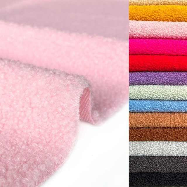 Findohope Polarfleece-Stoff aus Plüsch in Braun, B: 160 cm, Breite: 100 cm - Bild 1