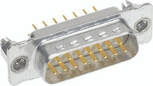 HARTING Steckverbinder 09 64 322 7215 09643227215 mit 25 Polen in Silber - Bild 1