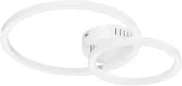NETTLIFE LED Deckenleuchte Ring in Weiß aus Kunststoff mit einstellbarer Helligkeit, Durchmesser: 40,5 cm - Bild 1