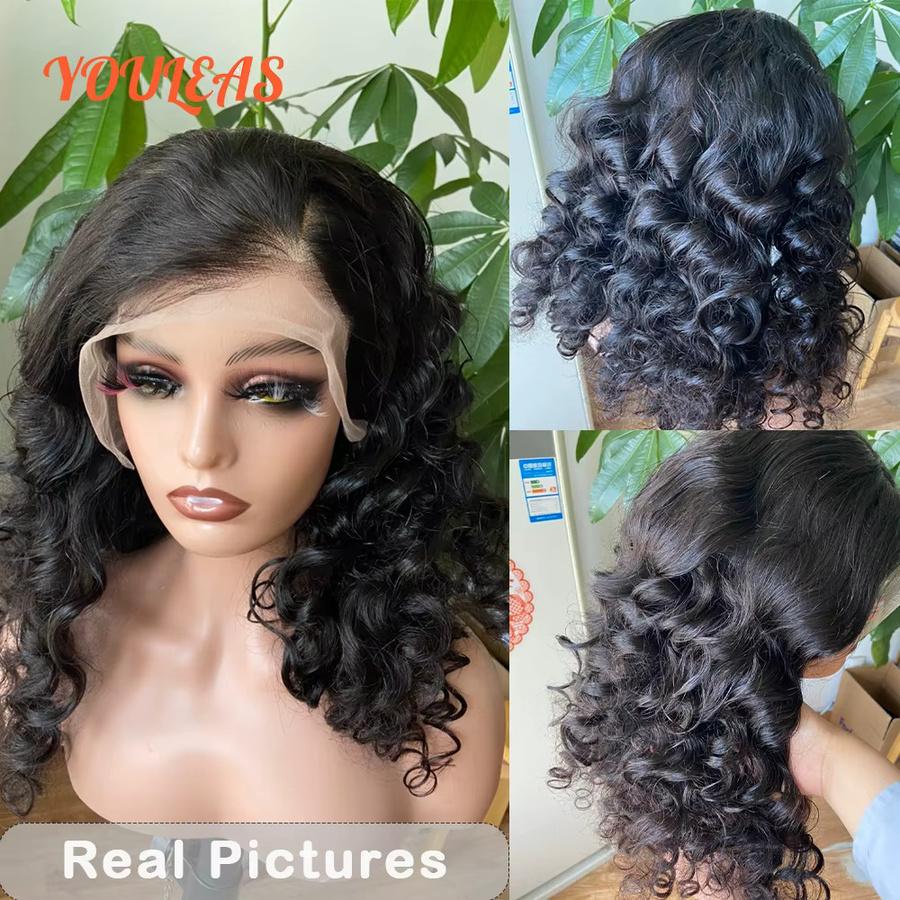 Youleas Loose Wave Perücke, 100% Echthaar, 250% Dichte, Damen - Bild 2