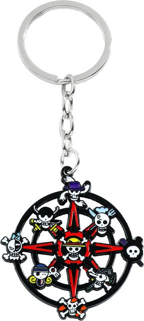 Bandai Schlüsselanhänger, Cartoon-Totenkopf, Legierung, Unisex - Bild 1