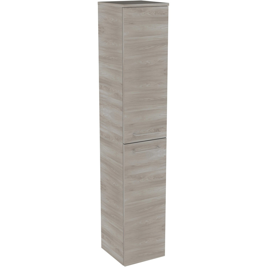 Fackelmann Bad-Hochschrank Lima in Braun mit Soft-Close-Türen, B/T/H: 30,2 x 32,0 x 160,4 cm - Bild 2