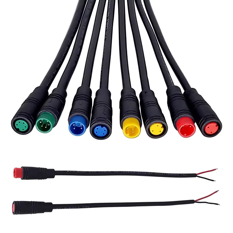 Julet Elektrofahrrad-Steckverbinder Set M6/M8 in verschiedenen Ausführungen 2 bis 6-polig, wasserdicht, männlich/weiblich für Kabel, Scooter und Sensoren, Multicolor - Bild 4