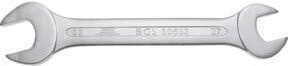 BGS Doppel-Maulschlüssel 30632 aus Chrom-Vanadium in Silber, SW 27x32 mm - Bild 1