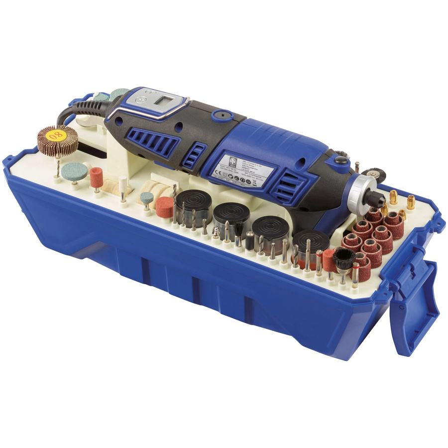 LUX-TOOLS Modellbau- und Gravierset MBS-160 in Blau - Bild 2