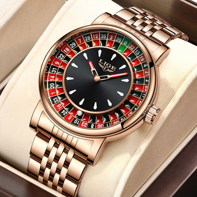 LIGE Chronograph, Roségold, Quarz, Rund, Herren - Bild 1