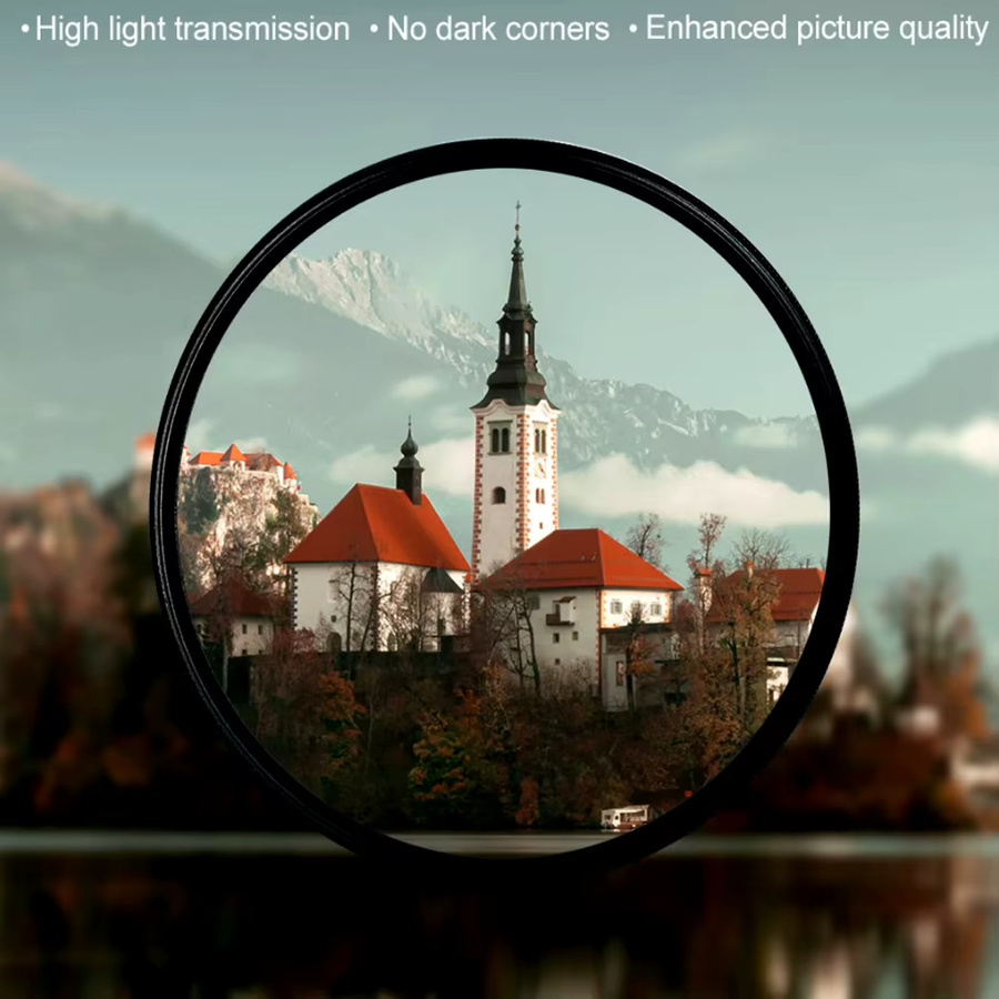 Lightdow HD UV-Objektivfilter in Schwarz für Canon, Nikon, Sony und Pentax Kameraobjektive - Bild 4