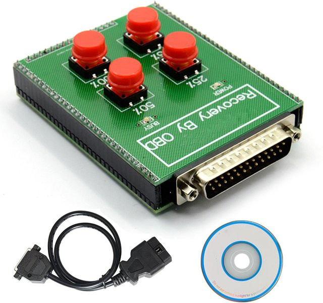 YIQIXIN OBD2 Recovery Adapter für Mercedes Benz W211 E-Klasse, R230, C249 in Blau zur ABS SBC Reparatur und Code Reset - Bild 1