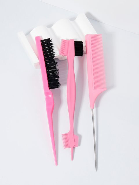 3-teiliges Kammset zum Teasing, Kanten- und Rückenstylen, Unisex, Normales Haar - Bild 1