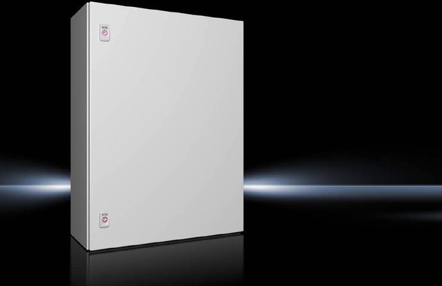 Rittal AX Kompakt-Schaltschrank 1-türig aus Stahlblech in Lichtgrau B/H/T: 60 x 80 x 25 cm - Bild 2