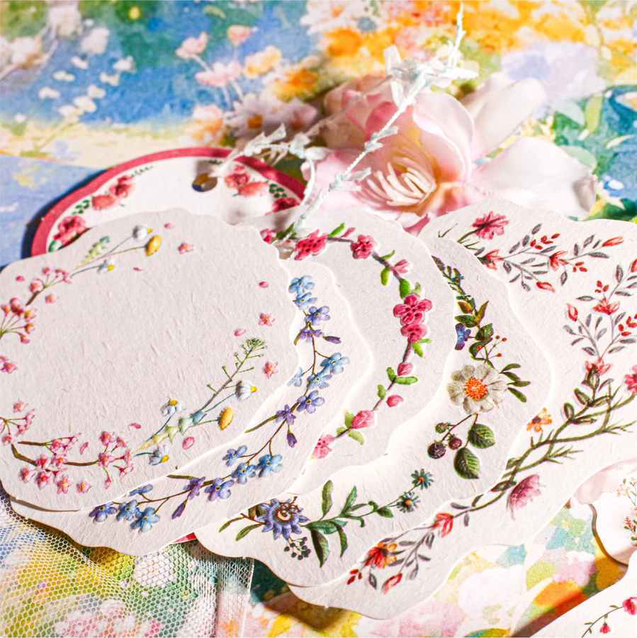 JIANQI Vintage Collage Scrapbooking Set mit 20 Stück Retro Bastelpapier in Multicolour für DIY Journaling und Kartenherstellung - Bild 1